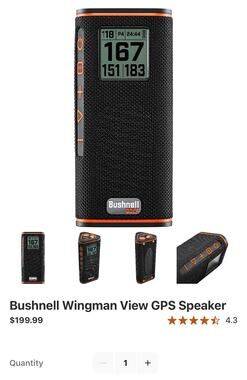 Bushnell Wingman View GPS Speaker